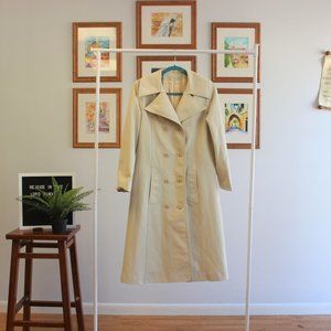 Vintage Double Breasted Trench Coat S M